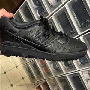 New Balance Men's 550 All-Black Sneakers